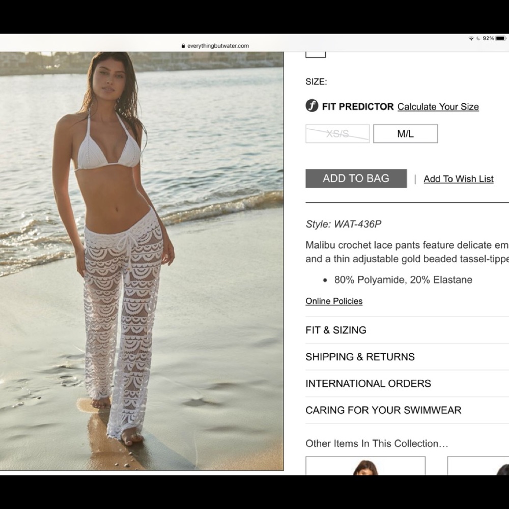 Malibu Crochet Lace Pants.